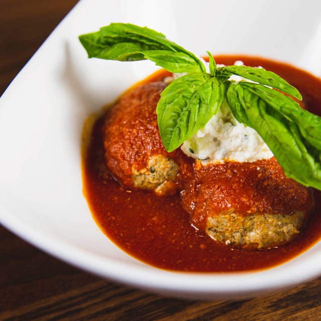 Half Tray Fork & Knife Meatballs.